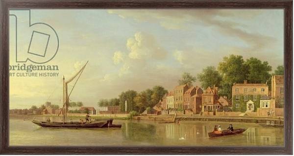 Постер The Thames at Twickenham, c.1760 с типом исполнения На холсте в раме в багетной раме 221-02