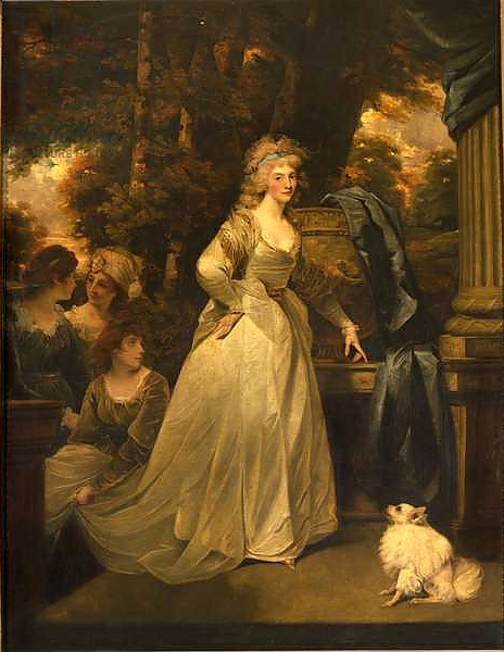 Постер Portrait of H.R.H. Frederica Charlotte Ulrica, Princess Royal of Prussia and Duchess of York, 1792 с типом исполнения На холсте без рамы