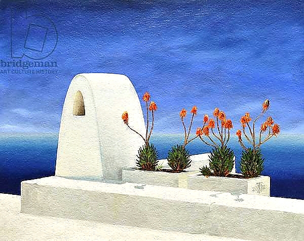 Постер Santorini 11, 2010 с типом исполнения На холсте без рамы