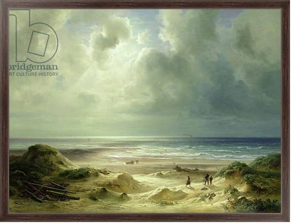 Постер Dune by Hegoland, Tranquil Sea с типом исполнения На холсте в раме в багетной раме 221-02