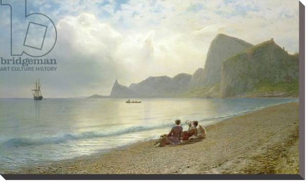Постер On the Beach, 1884 с типом исполнения На холсте без рамы