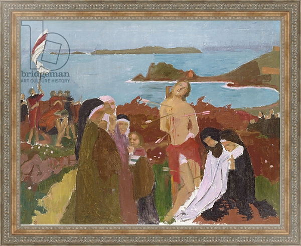 Постер Saint Sebastian by the sea, 1912 с типом исполнения На холсте в раме в багетной раме 484.M48.310