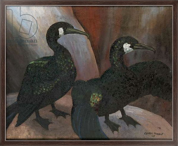 Постер Green Cormorants, 1925 с типом исполнения На холсте в раме в багетной раме 221-02