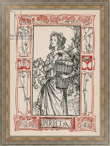 Постер Perdita, A Winter's Tale с типом исполнения На холсте в раме в багетной раме 484.M48.310