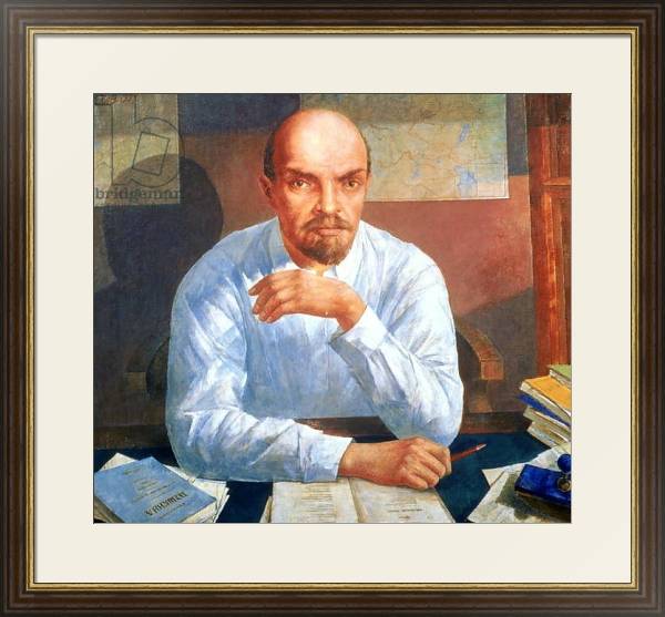 Постер Portrait of Vladimir Ilyich Lenin, 1934 с типом исполнения Под стеклом в багетной раме 1.023.036