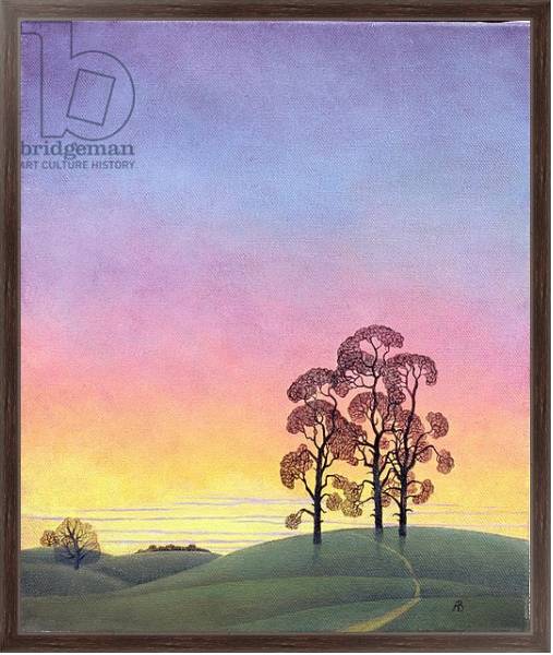 Постер Path through the Pines, 2004 с типом исполнения На холсте в раме в багетной раме 221-02