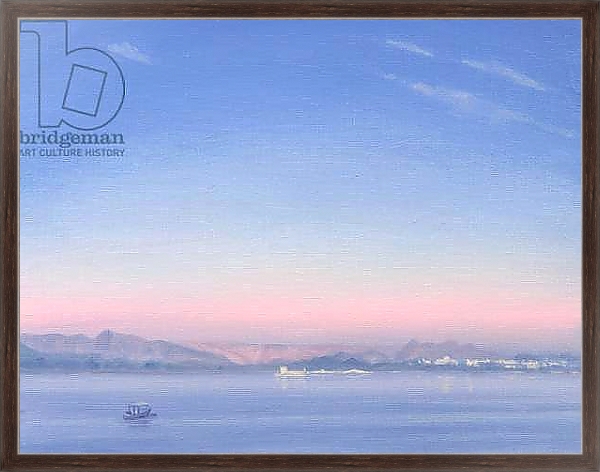 Постер Dawn over Lake Piccola с типом исполнения На холсте в раме в багетной раме 221-02