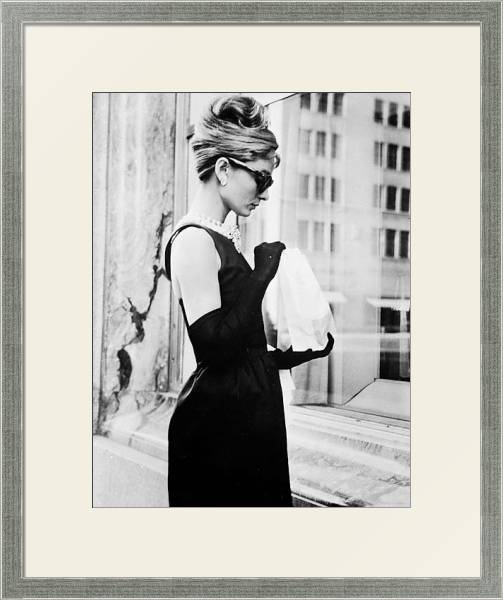 Постер Хепберн Одри 128 с типом исполнения Под стеклом в багетной раме 1727.2510