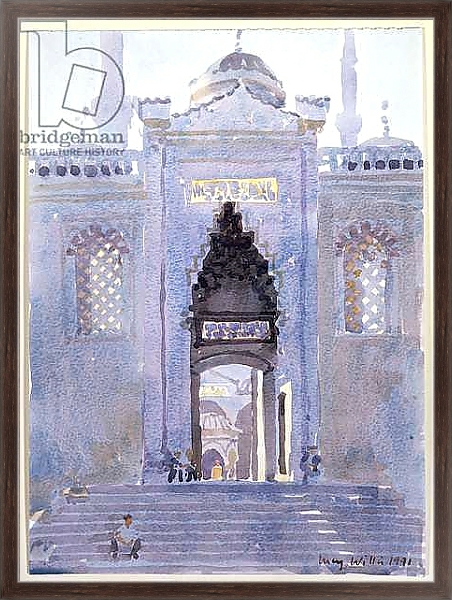 Постер Gateway to The Blue Mosque, 1991 с типом исполнения На холсте в раме в багетной раме 221-02