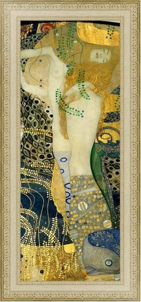 Постер Водяная змея с типом исполнения На холсте в раме в багетной раме 484.M48.725