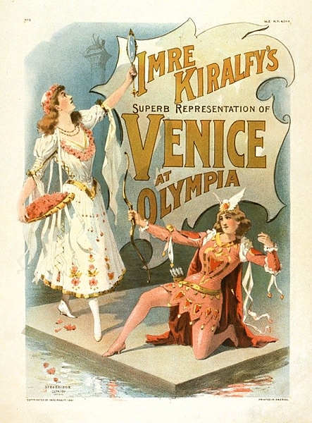 Постер Imre Kiralfy superb representation of Venice at Olympia с типом исполнения На холсте без рамы
