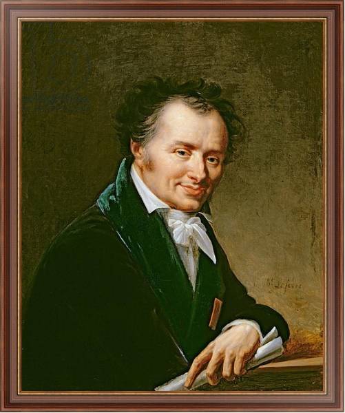 Постер Portrait of Dominique Vivant Baron Denon, 1808 с типом исполнения На холсте в раме в багетной раме 35-M719P-83