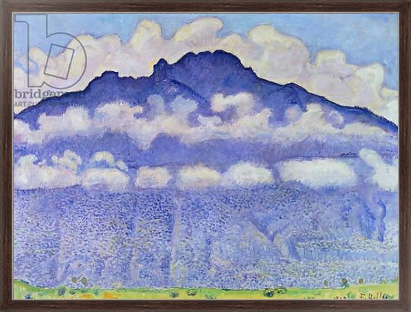 Постер Andey Mountain, vue from Bonneville, 1909 с типом исполнения На холсте в раме в багетной раме 221-02