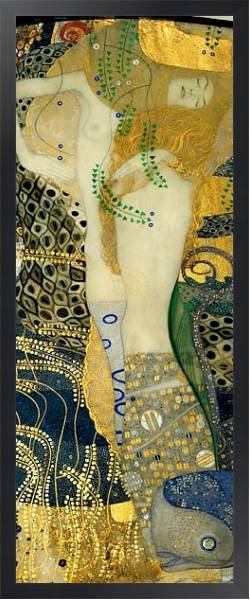 Постер Водяная змея с типом исполнения На холсте в раме в багетной раме 1727.8010