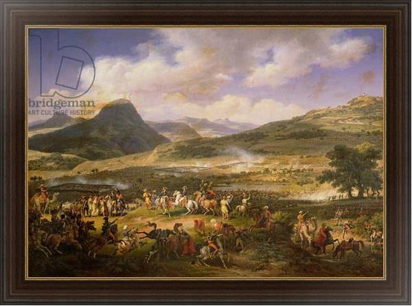 Постер Battle of Mount Thabor, 16th April 1799, 1808 2 с типом исполнения На холсте в раме в багетной раме 1.023.151
