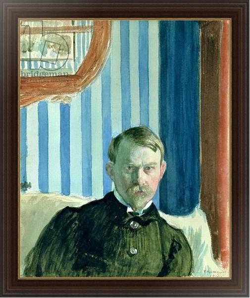 Постер Self Portrait, 1910 1 с типом исполнения На холсте в раме в багетной раме 1.023.151