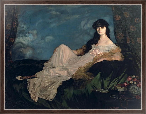 Постер Portrait of the Comtesse de Noailles 1913 с типом исполнения На холсте в раме в багетной раме 221-02