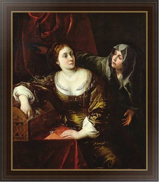 Постер Martha and Mary or, Woman with her Maid с типом исполнения На холсте в раме в багетной раме 1.023.151