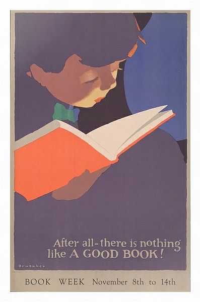 Постер After all; there is nothing like a good book! с типом исполнения На холсте в раме в багетной раме 221-03