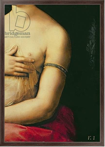 Постер La Fornarina, c.1516 2 с типом исполнения На холсте в раме в багетной раме 221-02