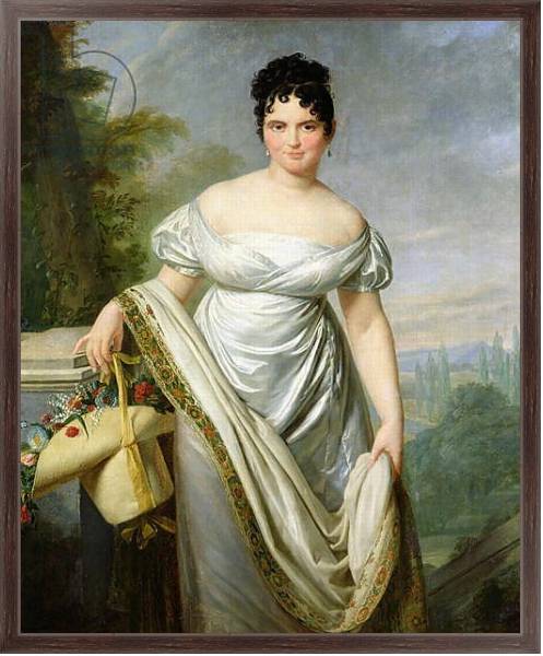 Постер Madame Tallien с типом исполнения На холсте в раме в багетной раме 221-02