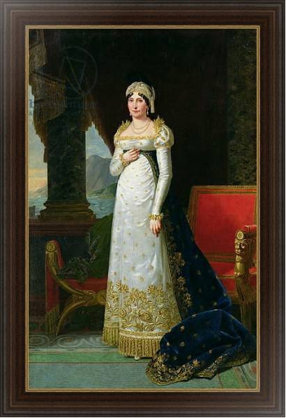 Постер Marie-Laetitia Ramolino 1813 с типом исполнения На холсте в раме в багетной раме 1.023.151