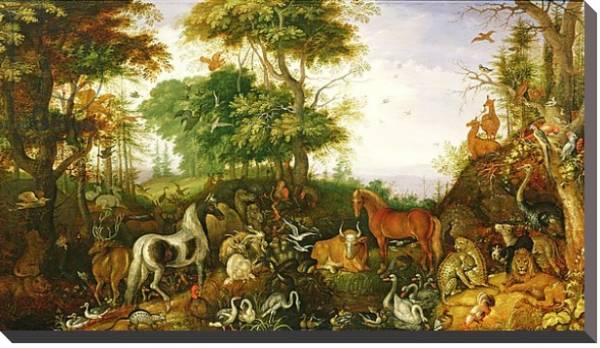 Постер Orpheus Charming the Animals с типом исполнения На холсте без рамы