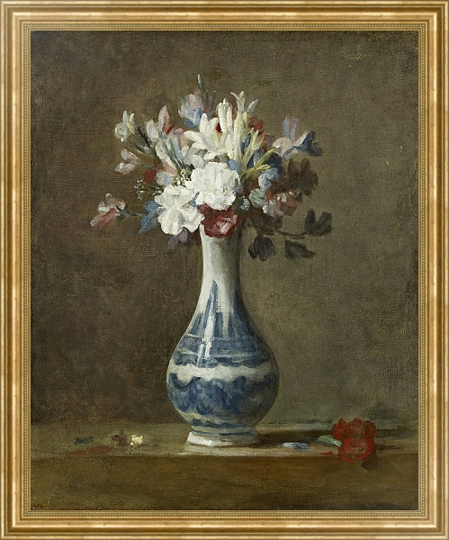 Постер A Vase of Flowers с типом исполнения На холсте в раме в багетной раме NA033.1.051