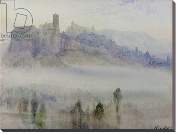 Постер Assisi, Early Morning с типом исполнения На холсте без рамы