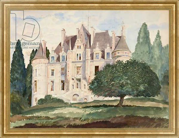 Постер Chateau de la Roche Bagnoles, Normandy, 1935 с типом исполнения На холсте в раме в багетной раме NA033.1.051