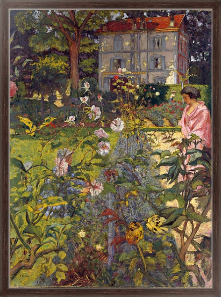 Постер Garden at Vaucresson, 1920 с типом исполнения На холсте в раме в багетной раме 221-02