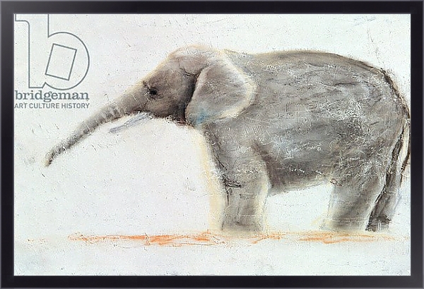 Постер Elephant с типом исполнения На холсте в раме в багетной раме 221-01