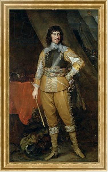 Постер Portrait of Mountjoy Blount, Earl of Newport c.1637-8 с типом исполнения На холсте в раме в багетной раме NA033.1.051