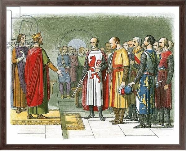 Постер King Henry III and his Parliament с типом исполнения На холсте в раме в багетной раме 221-02