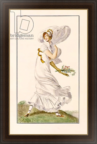 Постер Chiffon Promenade dress, 1812 с типом исполнения На холсте в раме в багетной раме 1.023.151