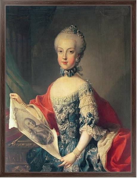Постер Archduchess Maria Carolina с типом исполнения На холсте в раме в багетной раме 221-02