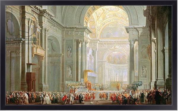 Постер Interior of a St. Peter's, Rome с типом исполнения На холсте в раме в багетной раме 221-01