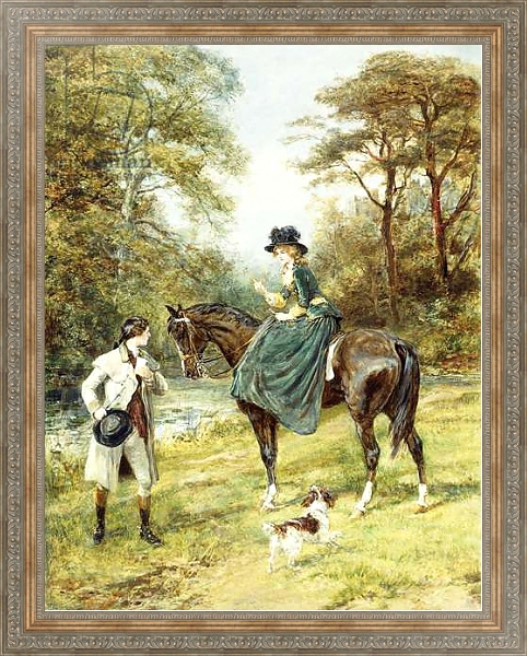 Постер The Rendez-Vous, с типом исполнения На холсте в раме в багетной раме 484.M48.310