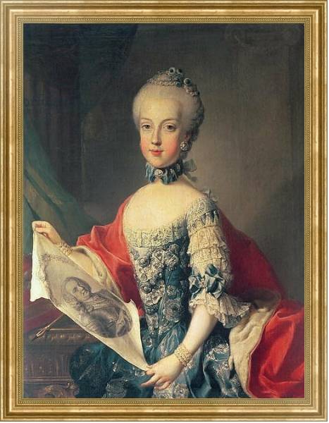 Постер Archduchess Maria Carolina с типом исполнения На холсте в раме в багетной раме NA033.1.051