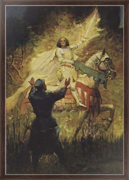 Постер Joan of Arc 1 с типом исполнения На холсте в раме в багетной раме 221-02