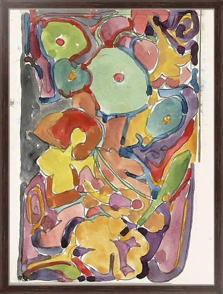 Постер Bloemen с типом исполнения На холсте в раме в багетной раме 221-02
