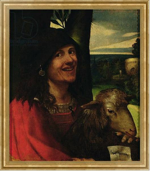 Постер Portrait of a Court Jester с типом исполнения На холсте в раме в багетной раме NA033.1.051