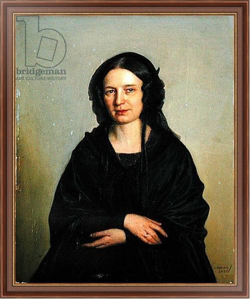 Постер Mary Kramer, 1845 с типом исполнения На холсте в раме в багетной раме 35-M719P-83