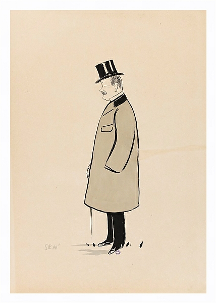 Постер Monsieur Jean Prat с типом исполнения На холсте в раме в багетной раме 221-03