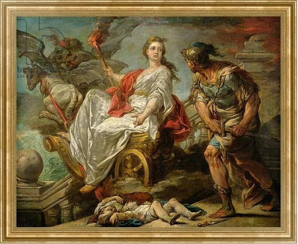 Постер Jason and Medea, 1759 с типом исполнения На холсте в раме в багетной раме NA033.1.051