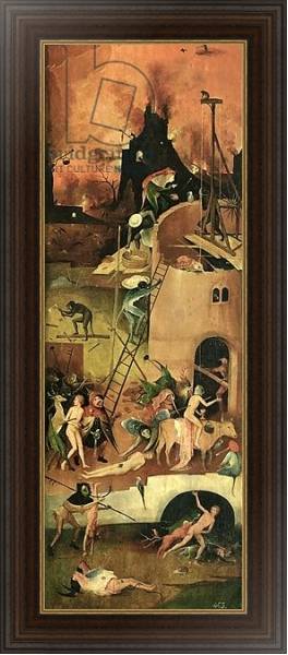 Постер The Haywain: right wing of the triptych depicting Hell, c.1500 2 с типом исполнения На холсте в раме в багетной раме 1.023.151