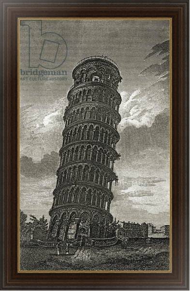 Постер The Leaning Tower of Pisa с типом исполнения На холсте в раме в багетной раме 1.023.151