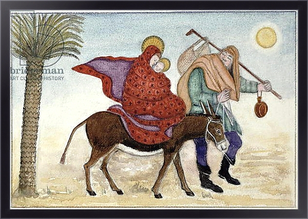 Постер Flight Into Egypt III с типом исполнения На холсте в раме в багетной раме 221-01