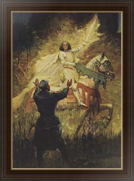 Постер Joan of Arc 1 с типом исполнения На холсте в раме в багетной раме 1.023.151