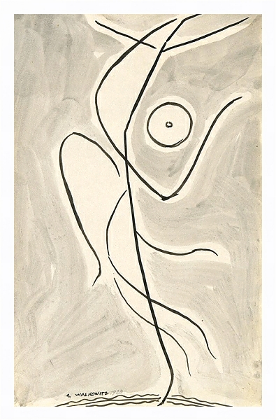 Постер Dance Abstraction; Isadora Duncan с типом исполнения На холсте в раме в багетной раме 221-03